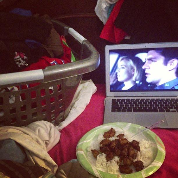 Chinese Food And Rookie Blue To Go With Photograph by Stephanie Pettit