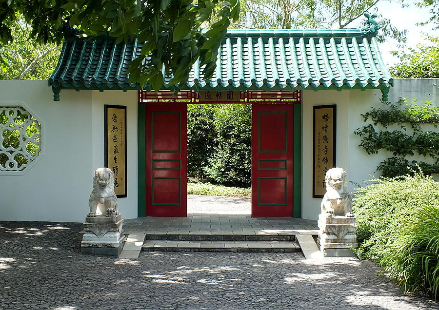 Chinese Garden Entrance Photograph by Guy Pettingell