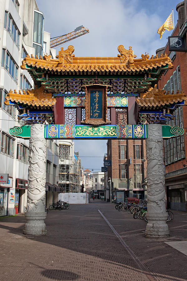 Chinese Gate to the Chinatown  Photograph by Artur Bogacki