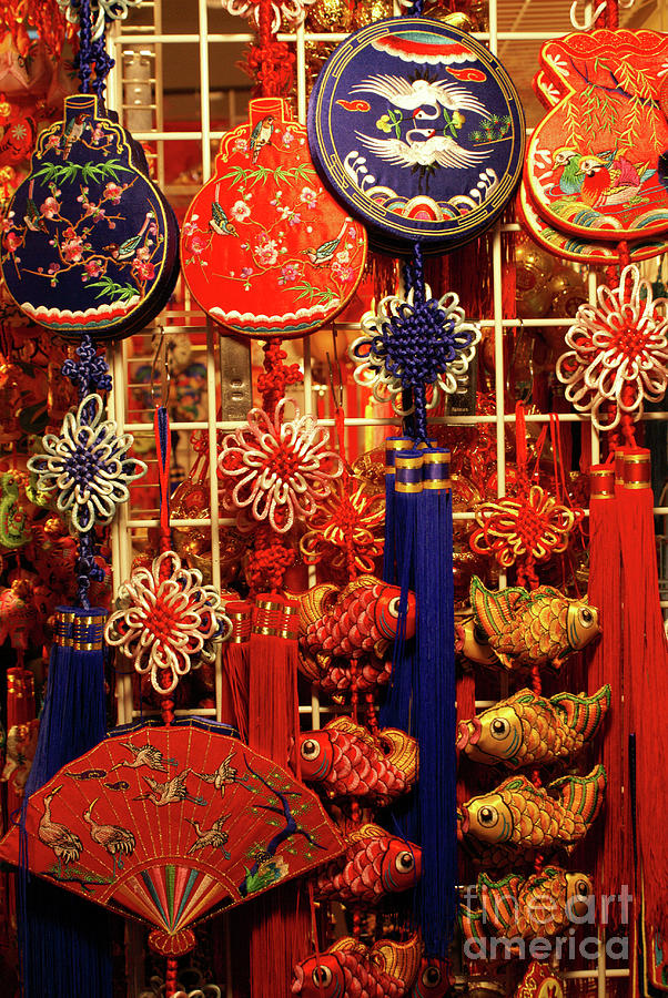 Chinese Handicrafts Vancouver Chinatown Photograph by John  Mitchell
