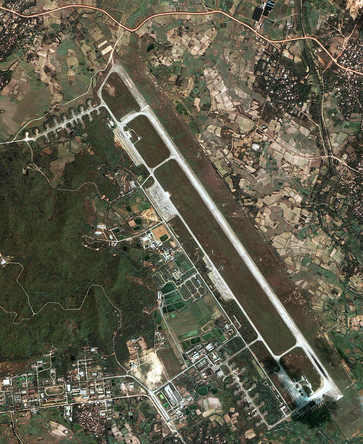 Chinese Military Airbase Photograph by Geoeye/science Photo Library