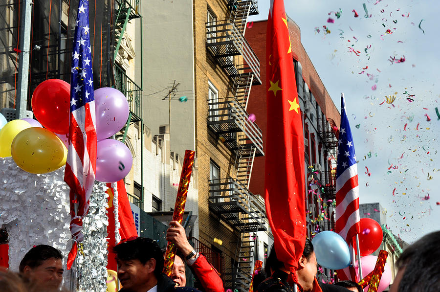 Chinese New Year in Chinatown New York Photograph by Diane Lent