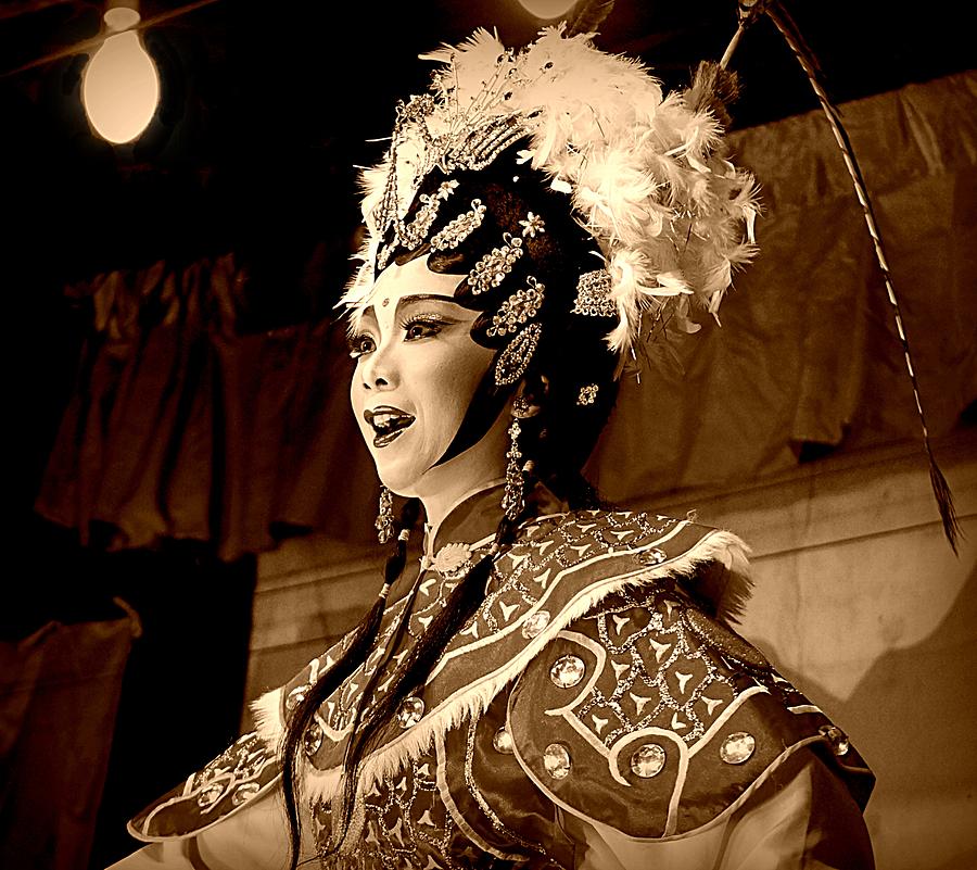Chinese Opera Singer Photograph by Ian Gledhill