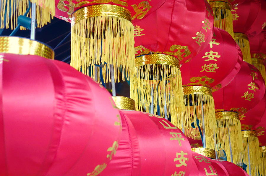Chinese Red Lanterns Photograph by Valentino Visentini