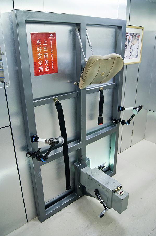 Chinese Space Station Exercise Device. Photograph by Mark Williamson/science Photo Library