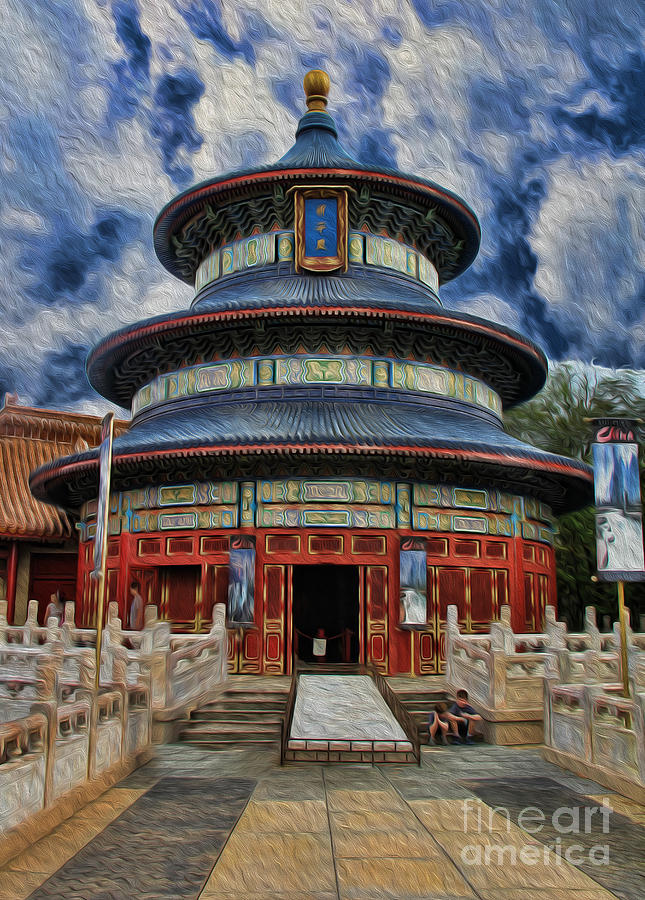 Chinese Temple II Photograph by Lee Dos Santos