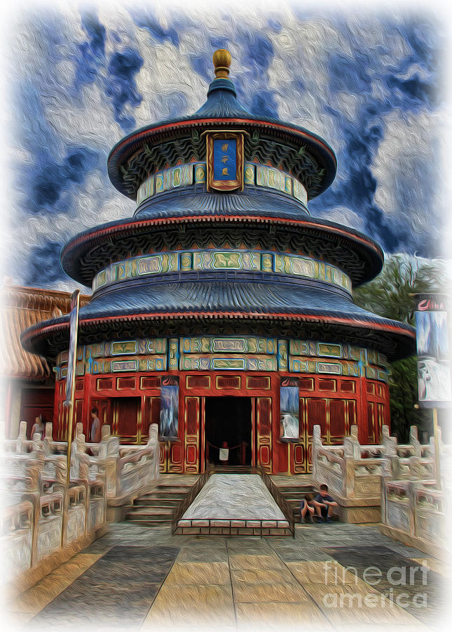 Chinese Temple Photograph by Lee Dos Santos