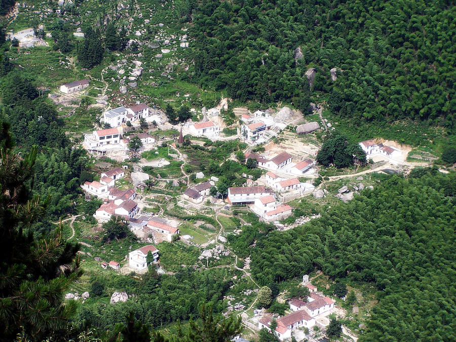 Chinese village from above Photograph by Tracy Winter