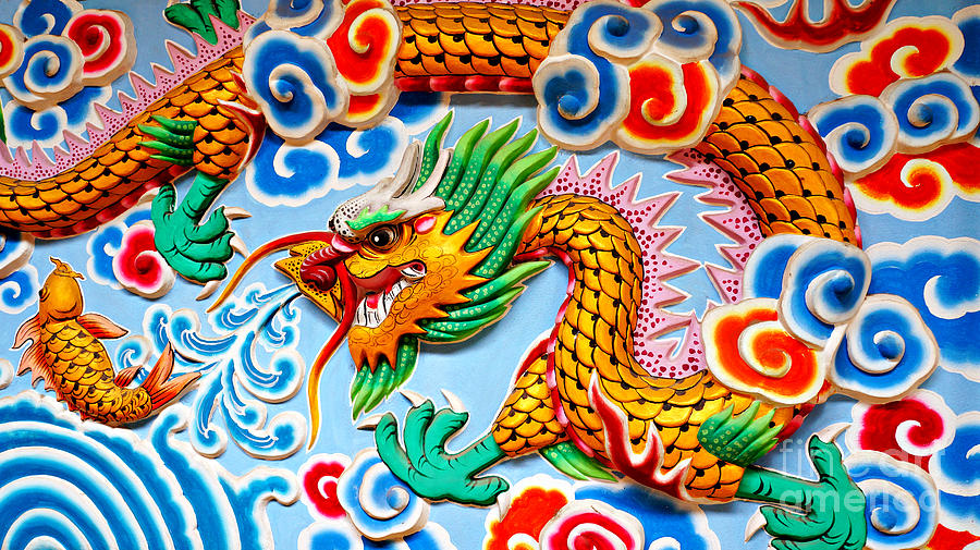Chinese Colorful Wall Art Photograph by Ian Gledhill