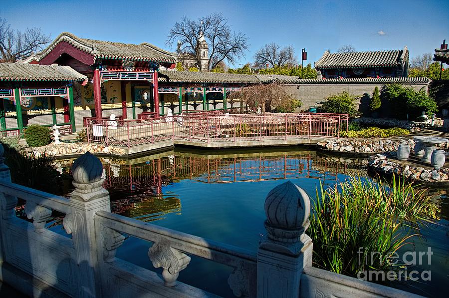 Victoria Photograph - Chinese Walled Garden by Blair Stuart