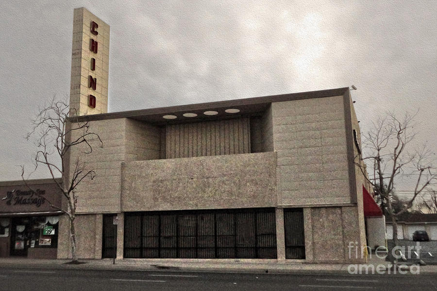 Chino Sign Old Theater Photograph by Gregory Dyer Pixels