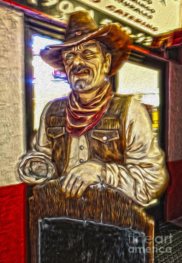 Chino Photograph - Chino Taco Cowboy by Gregory Dyer