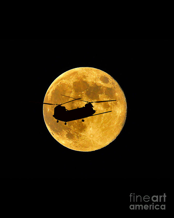 Chinook Moon Color Vertical Photograph by Al Powell Photography USA