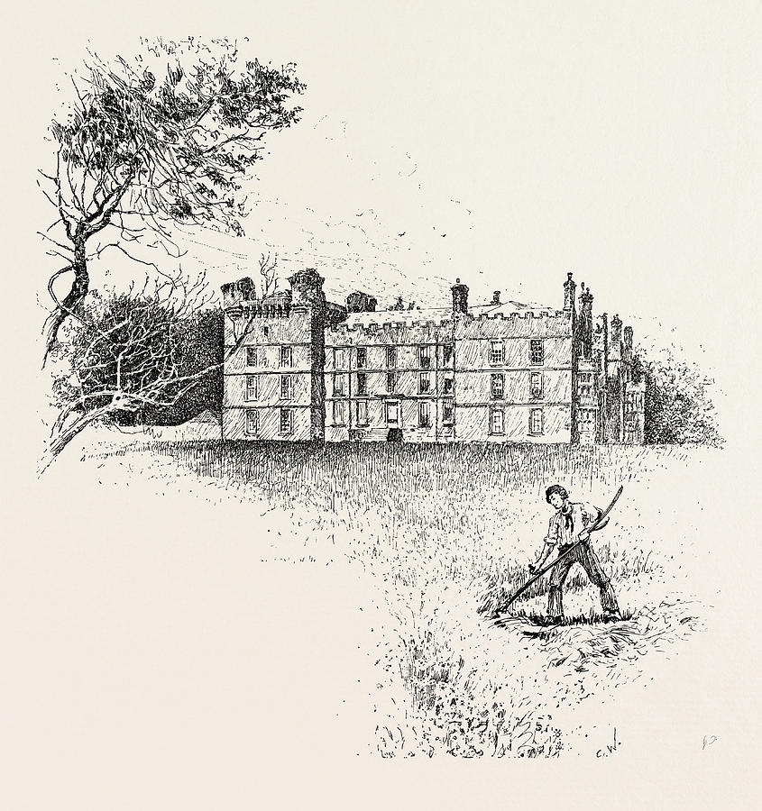 Pele Drawing - Chipchase Castle,  Is A 17th-century Jacobean Mansion by English School