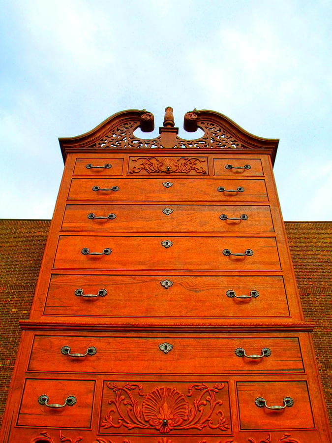 Chippendale Chest Of Drawers Photograph by Randall Weidner