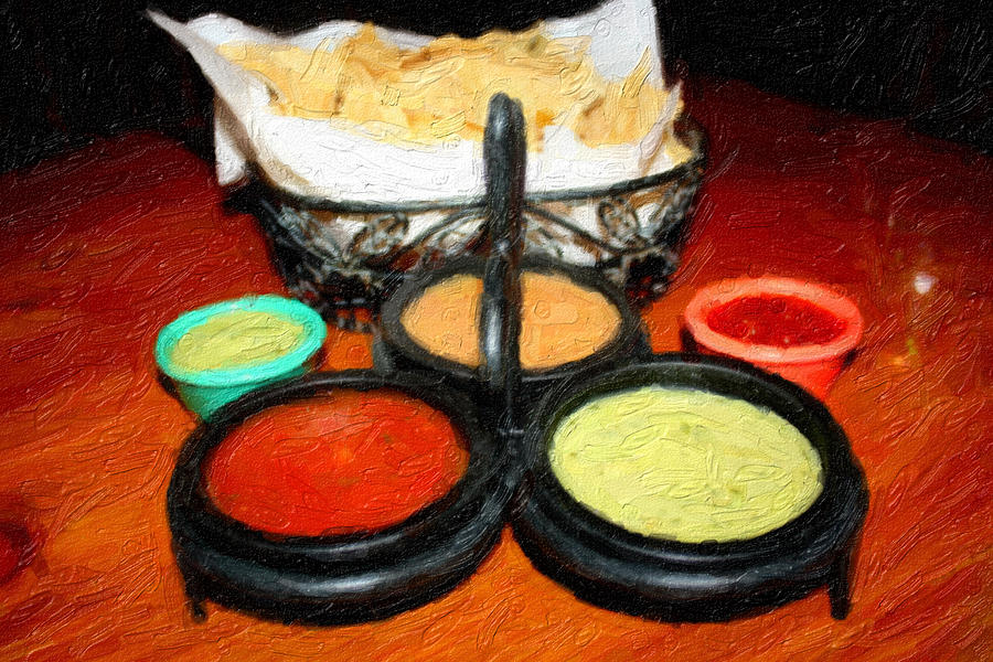Chips and Salsa Digital Art by Gravityx9   Designs