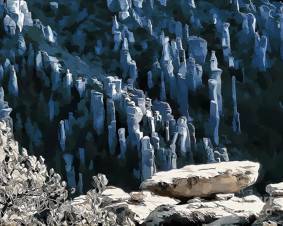 Chiricahua Pinnacles D Digital Art by Tim Richards