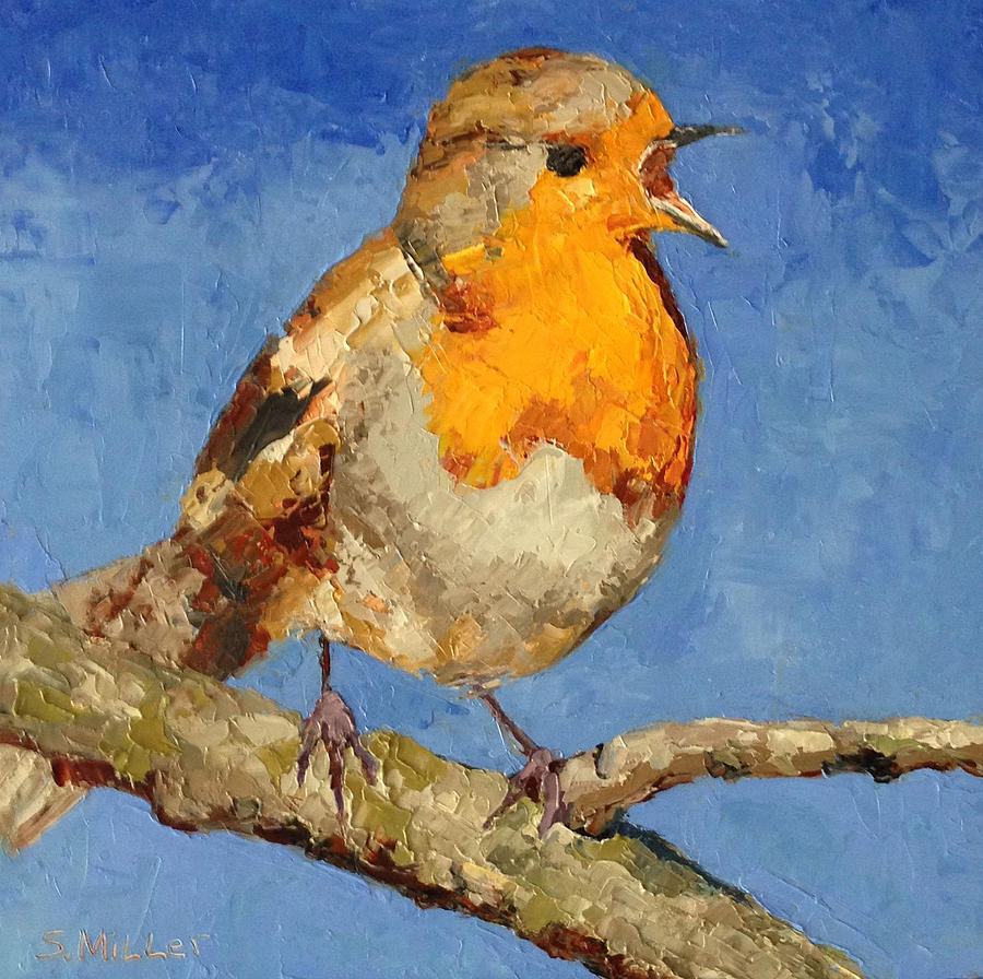 Chirp Painting by Sylvia Miller