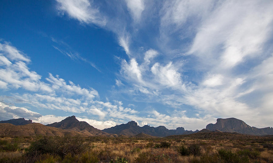 Chisos Mountains Photograph by Ronnie Prcin
