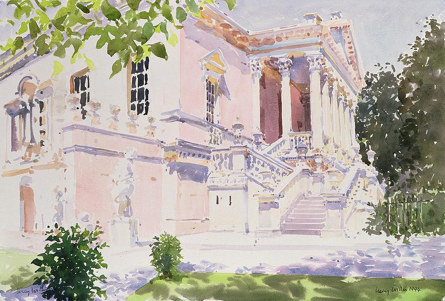 Garden Painting - Chiswick House by Lucy Willis