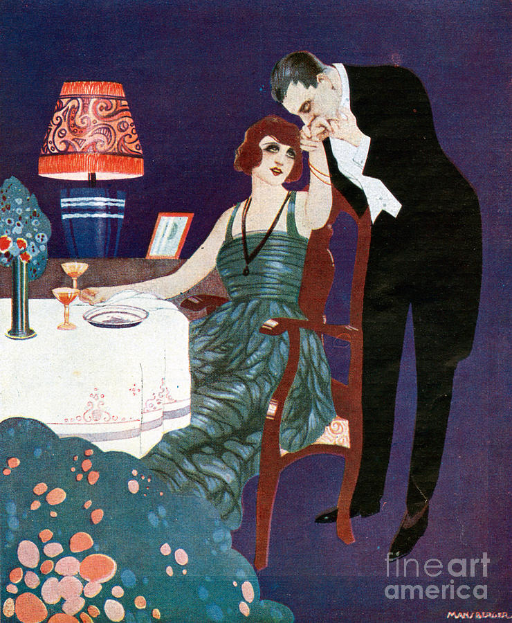 1920s Drawing - Chivalry 1920s Spain Cc Dining Lamps by The Advertising Archives