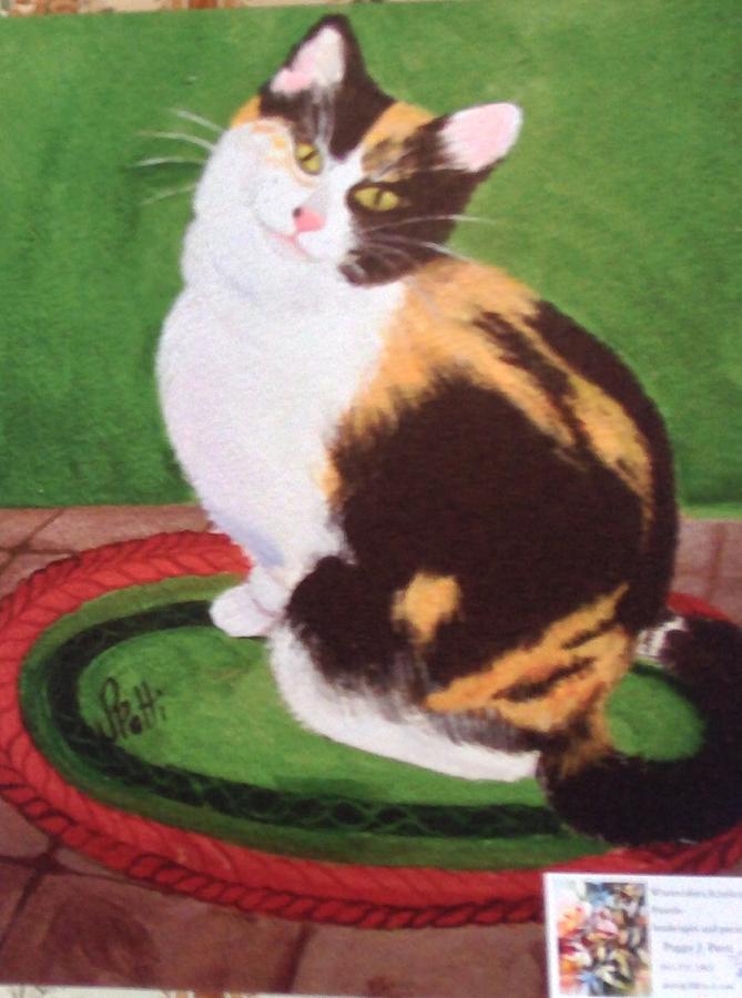 Animal Painting - Chloe by Peggy Patti