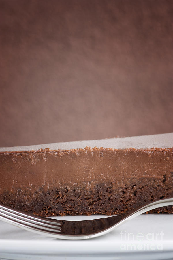 Cake Photograph - Chocolate cake by Mythja Photography
