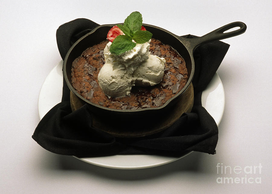 Ice Cream Photograph - Chocolate Chip Brownie  by Craig Lovell