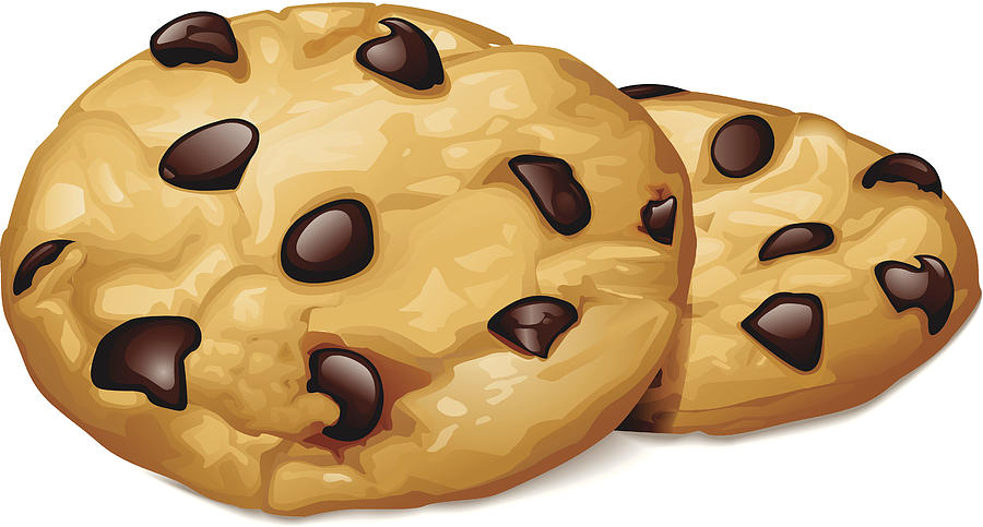 Chocolate Chip Cookies Drawing by Chipstudio