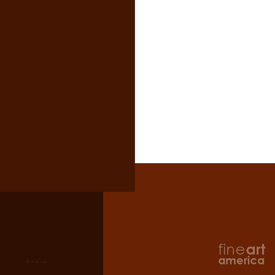 Chocolate Chocolate Chocolate Square Digital Art by Andee Design