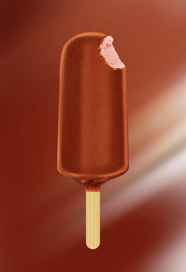 Chocolate Covered Ice Lolly Photograph by Ikon Ikon Images