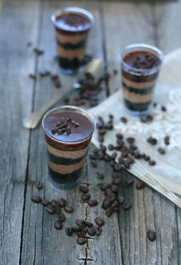 Chocolate Desserts & Coffee Beans Photograph by Kyoko Hasegawa Photography