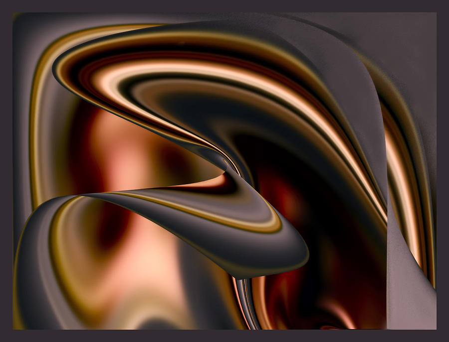 Abstract Digital Art - Chocolate by Diane Dugas