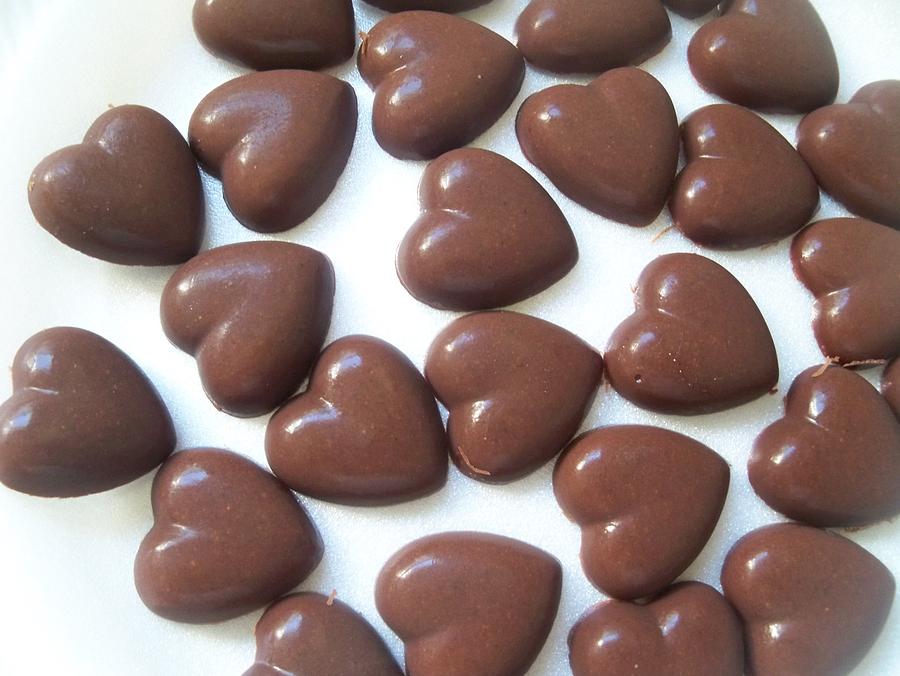 Chocolate Hearts Photograph by Anita Parker