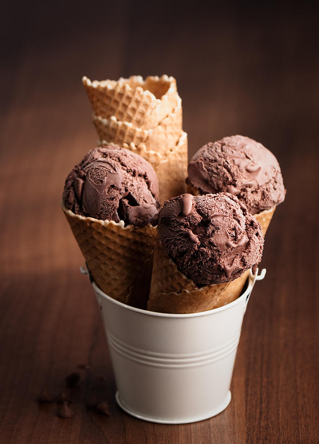 Summer Photograph - Chocolate Ice Cream by Amanda Elwell