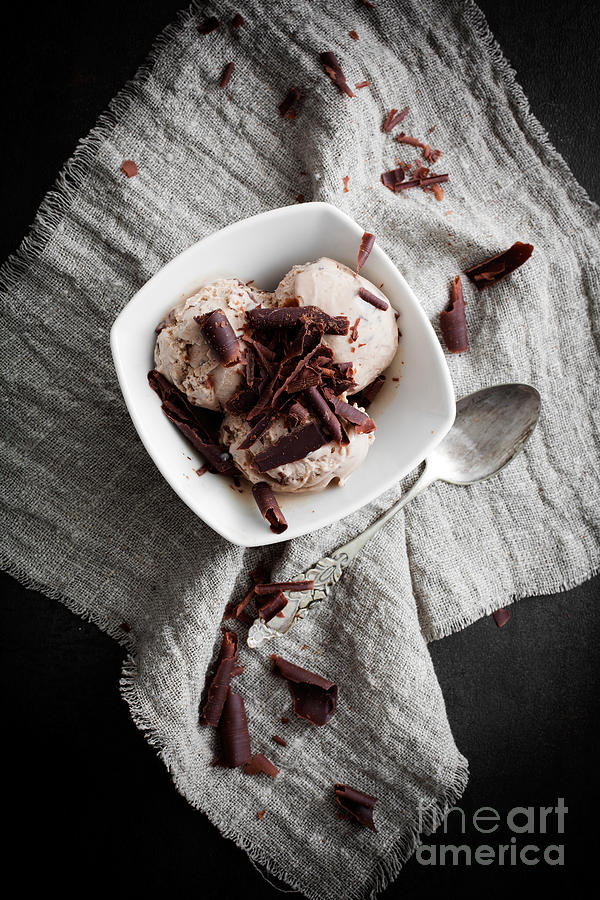 Chocolate ice cream Photograph by Kati Finell