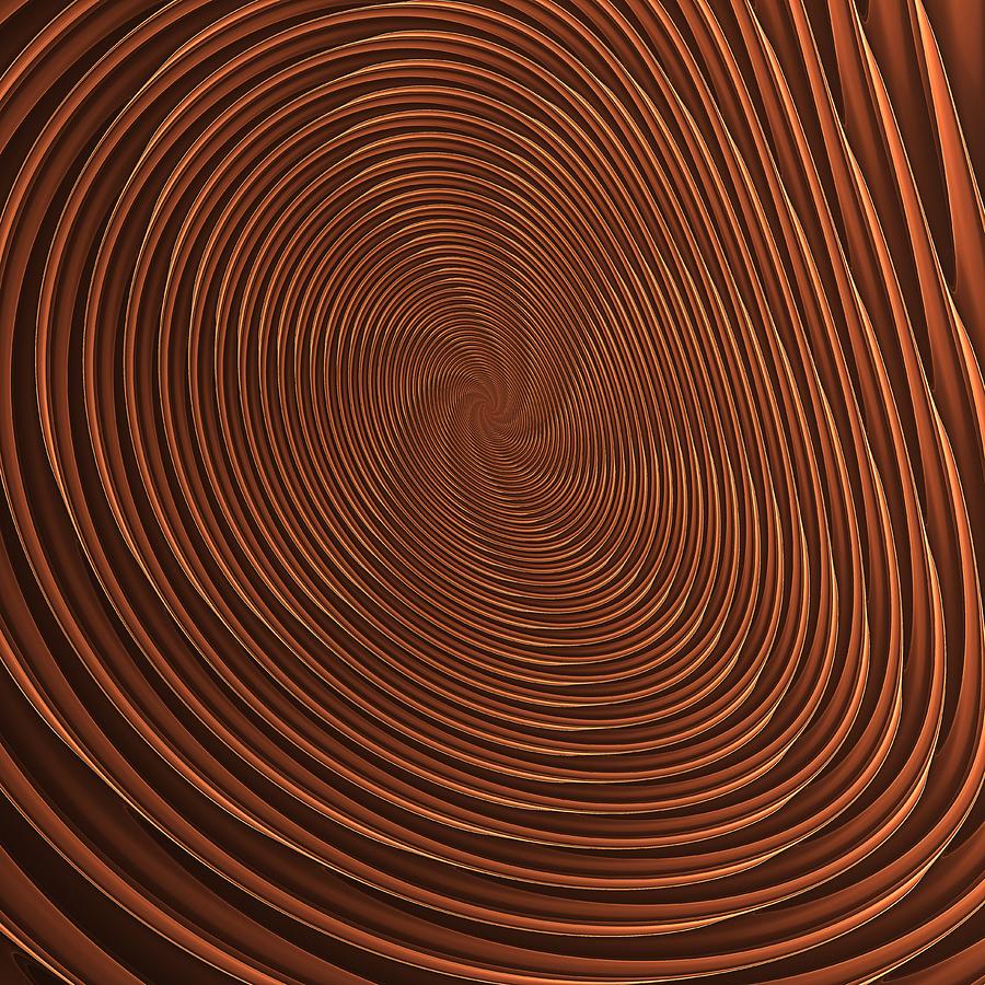Chocolate Swirl Digital Art by Doug Morgan
