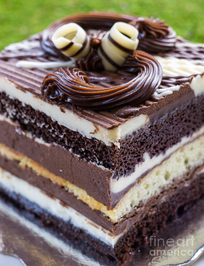 Cake Photograph - Chocolate Temptation by Edward Fielding