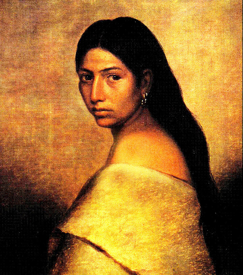 Portrait Digital Art - Choctaw Belle by Phillip Romer