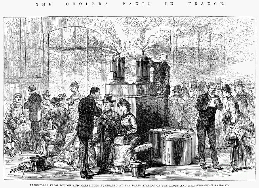 Cholera: 1884 Epidemic Photograph by Granger