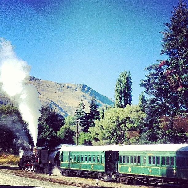 Vintage Photograph - Choo Choo #vintage #train #newzealand by Nadia S