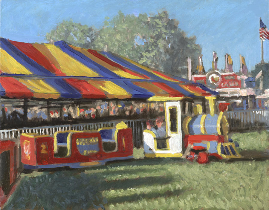 ChooChoo Charlies Painting by David Zimmerman - Fine Art America