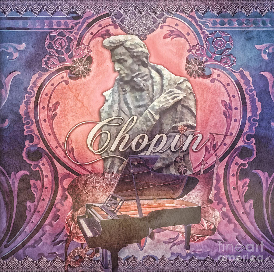 Chopin Painting by Mo T