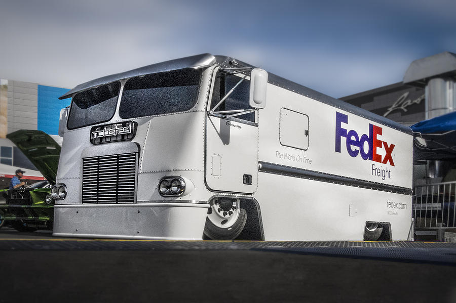 Chopped and Channeled FedEx truck  Photograph by Gary Warnimont