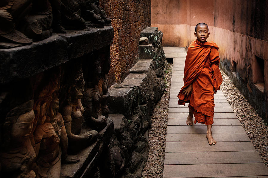 Monk Photograph - Chosen Path by Ali Khataw