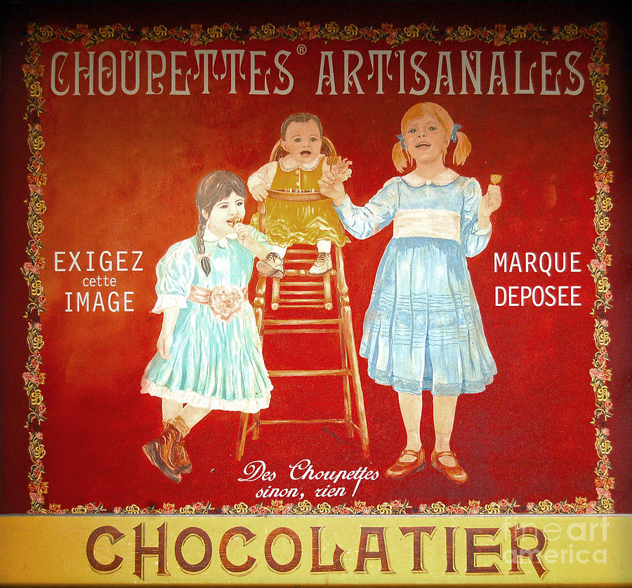 Choupettes Artisanales Store Sign Photograph by RicardMN Photography