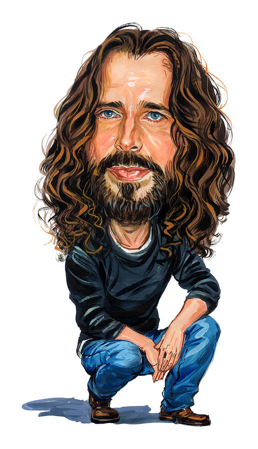 Soundgarden Painting - Chris Cornell by Art  