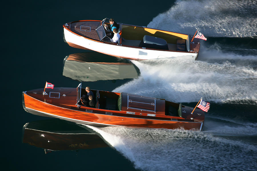 SITEWIDE SALE TODAY ONLY Chris-Craft cousins Photograph by Steven Lapkin