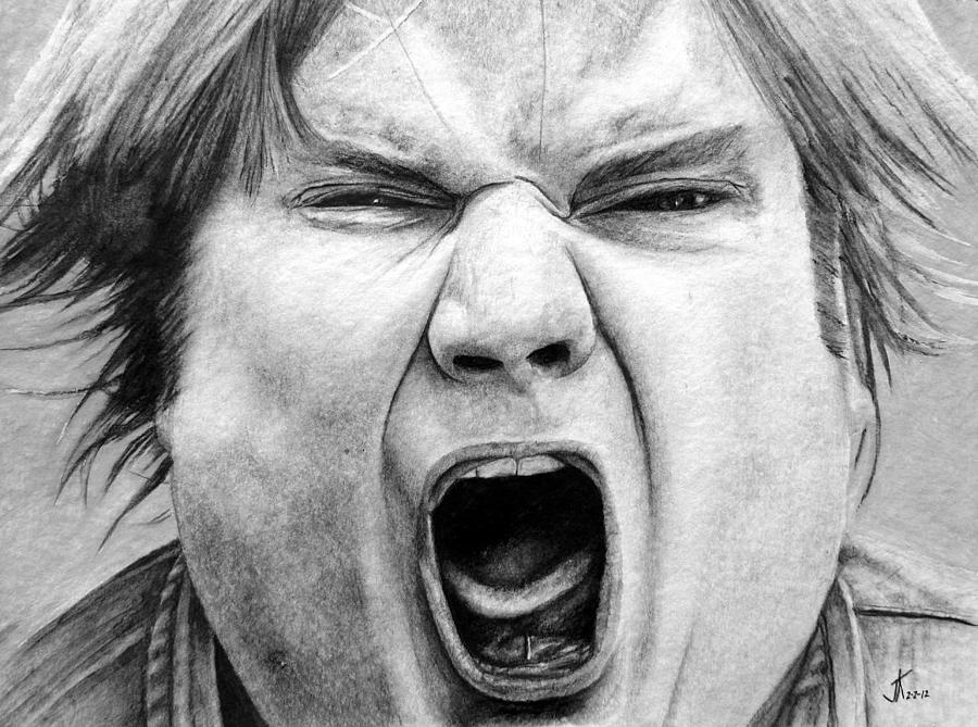 Chris Farley Drawing - Chris Farley by Justin Keener