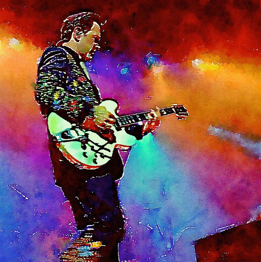 Chris Isaak 12 Painting by Nicola Andrews - Fine Art America